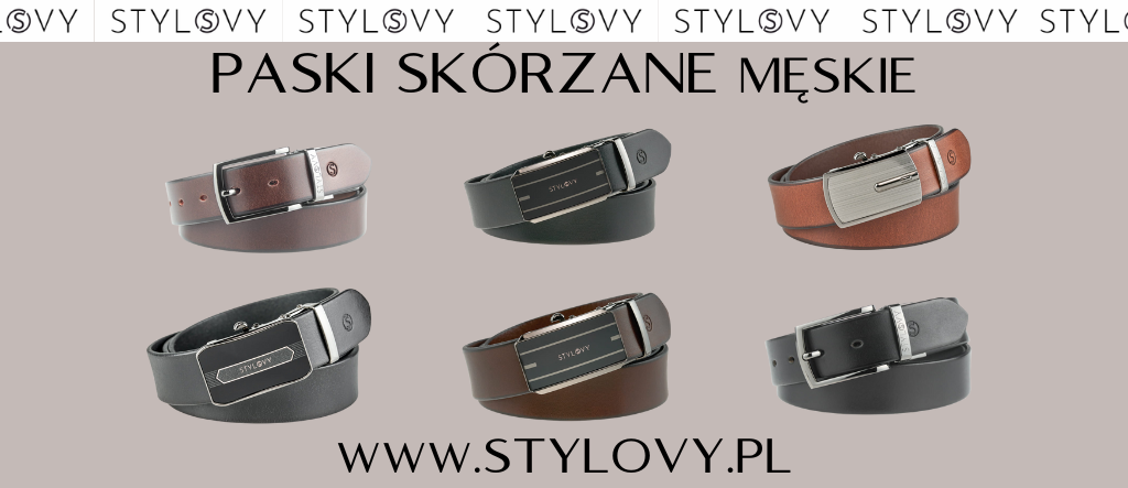 pASKI SKORZANE męskie