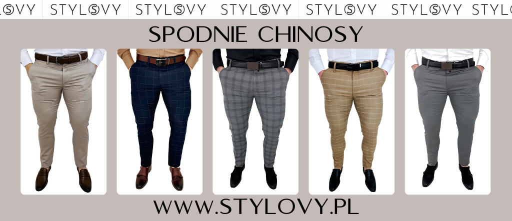 spodnie chinosy